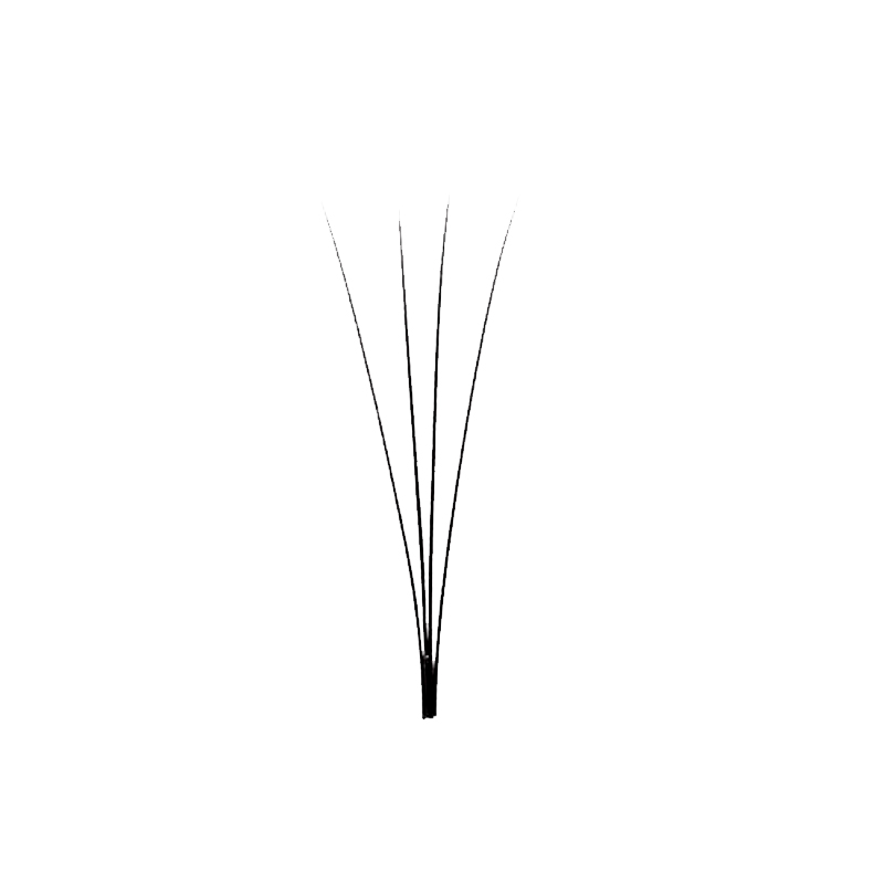 Narrow Fans Short Stem
