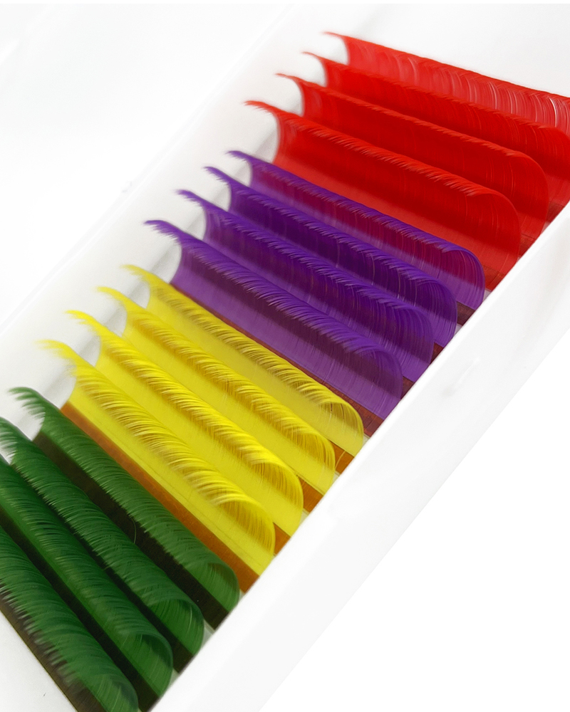 Colored Lash Extensions